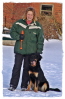 Aylin mit Doris im Schnee